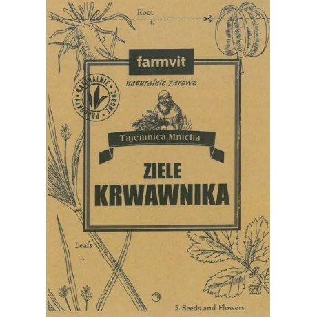 Krwawnik ziele 50g FARM-VIT - Wiesiołek-Pharma
