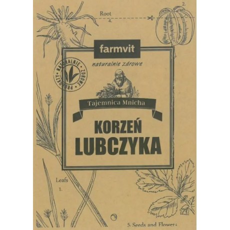 Lubczyk korzeń 50g FARM-VIT - Wiesiołek-Pharma