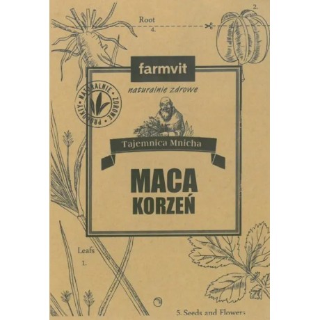 Maca korzeń 50g FARM-VIT - Wiesiołek-Pharma