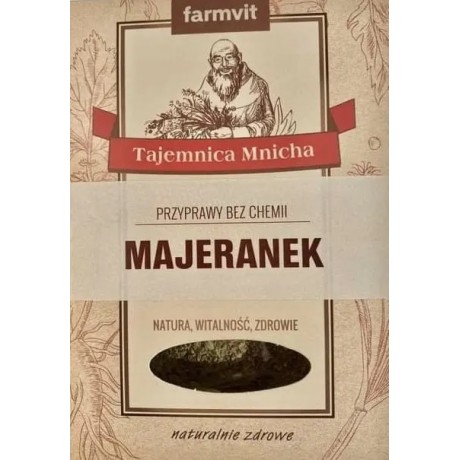 Majeranek otarty folia 100g FARM-VIT - Wiesiołek-Pharma
