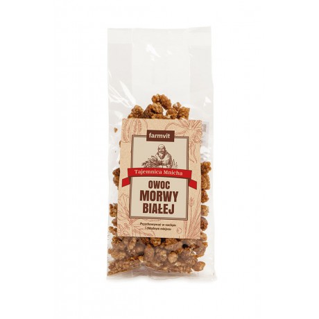 Morwa biała owoc 100g FARM-VIT - Wiesiołek-Pharma