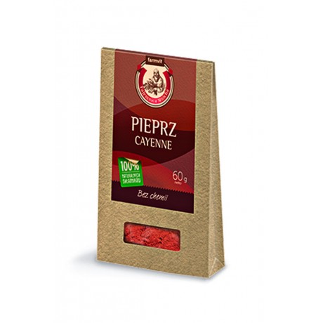 Pieprz Cayenne 60g FARM-VIT - Wiesiołek-Pharma