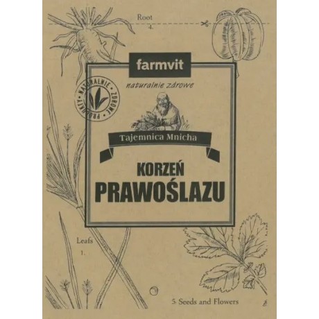 Prawoślaz korzeń 50g FARM-VIT - Wiesiołek-Pharma