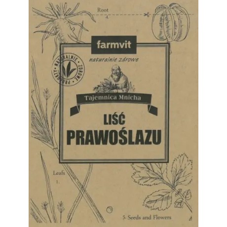 Prawoślaz liść 50g FARM-VIT - Wiesiołek-Pharma