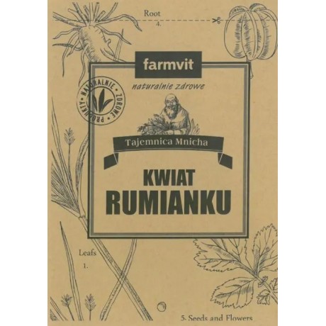 Rumianek kwiat 50g FARM-VIT - Wiesiołek-Pharma