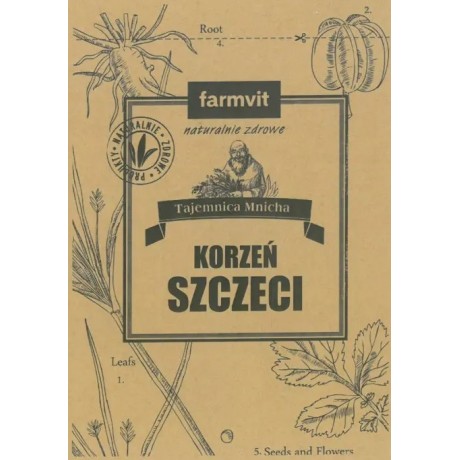 Szczeć korzeń 50g FARM-VIT - Wiesiołek-Pharma