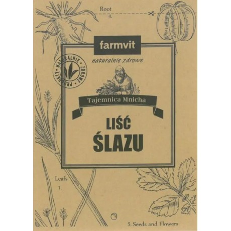 Ślaz liść 50g FARM-VIT - Wiesiołek-Pharma