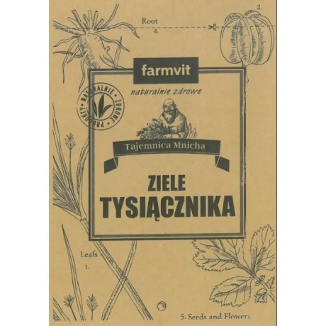 Tysiącznik ziele 50g FARM-VIT - Wiesiołek-Pharma