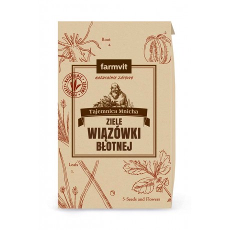 Wiązówka błotna ziele 50g FARM-VIT - Wiesiołek-Pharma