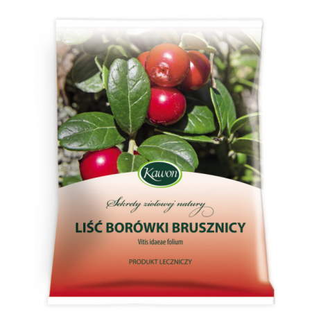 Borówka brusznica liść 50g KAWON - Wiesiołek-Pharma