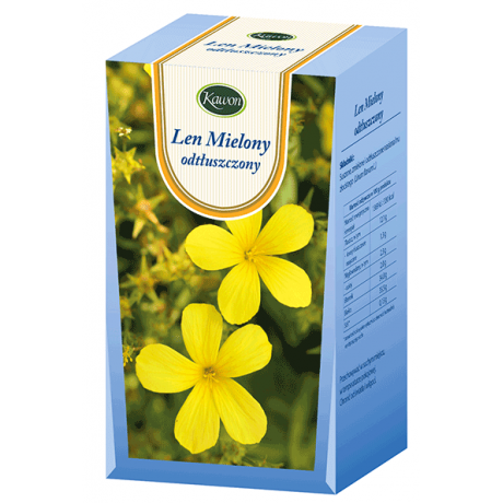 Len mielony odtłuszczony 250g KAWON - Wiesiołek-Pharma