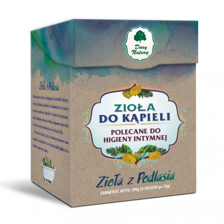 Zioła do higieny intymnej 4x50g DARY NATURY - Wiesiołek-Pharma