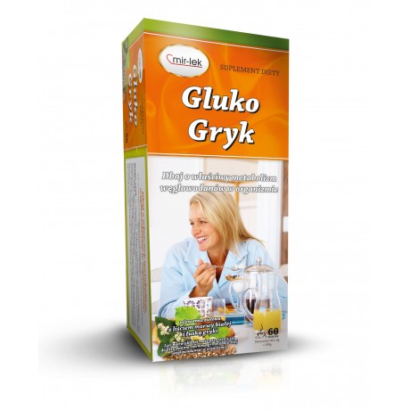 Gluko-Gryk 60 sasz. MIR-LEK - Wiesiołek-Pharma