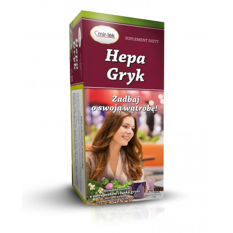 Hepa-Gryk 60 sasz. MIR-LEK - Wiesiołek-Pharma