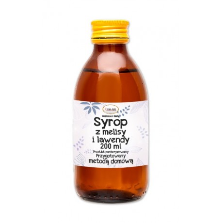 Syrop z melisy i lawendy 200ml MIR-LEK - Wiesiołek-Pharma