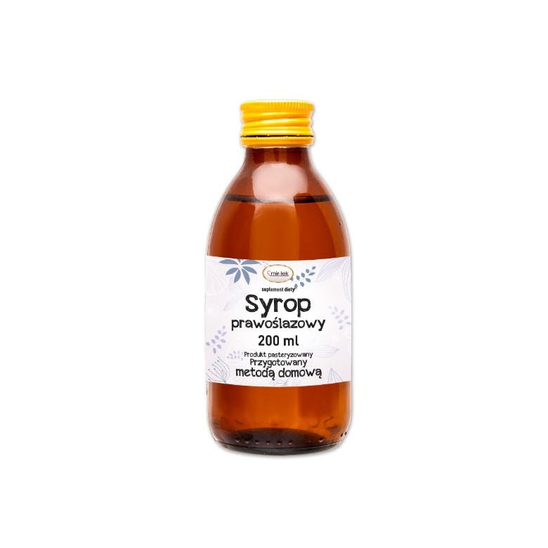 Syrop prawoślazowy 200ml MIR-LEK - Wiesiołek-Pharma Syrop prawoślazowy 200ml MIR-LEK - Wiesiołek-Pharma