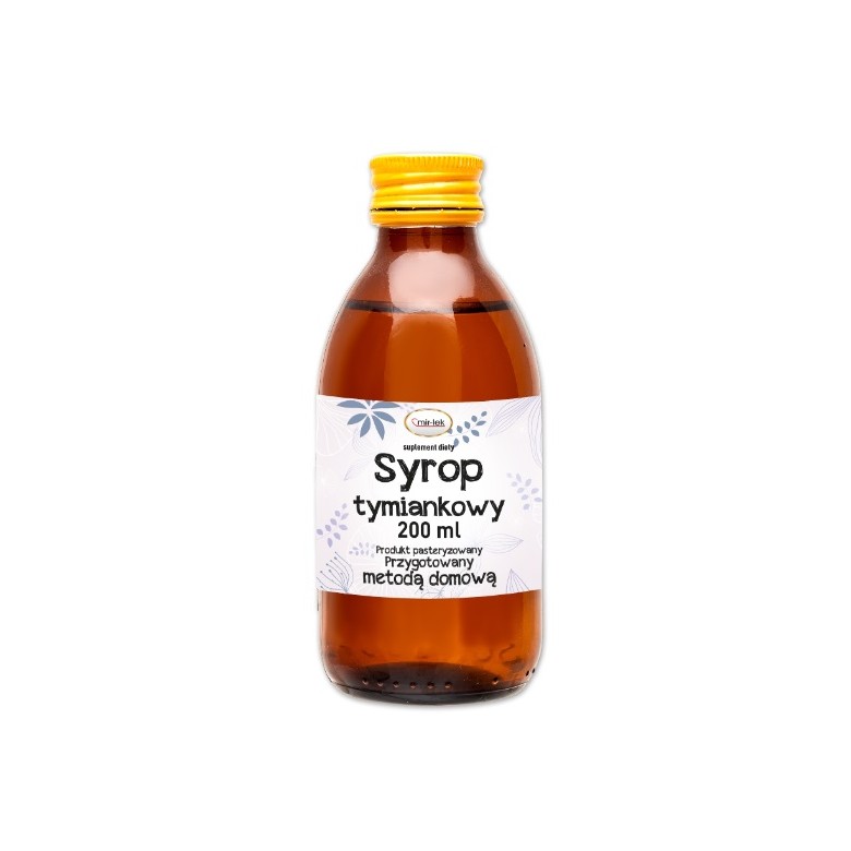 Syrop tymiankowy 200ml MIR-LEK - Wiesiołek-Pharma