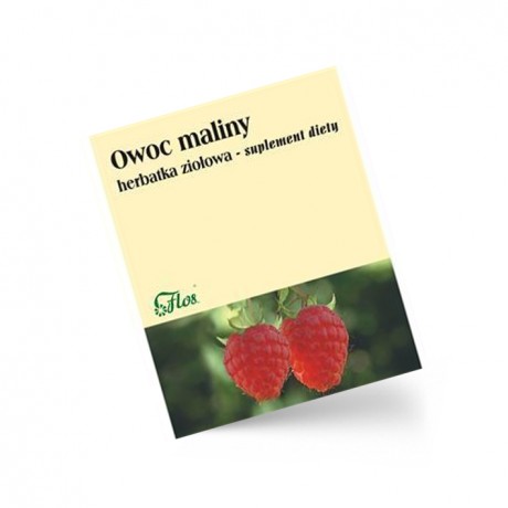 Malina owoc 50g FLOS - Wiesiołek-Pharma