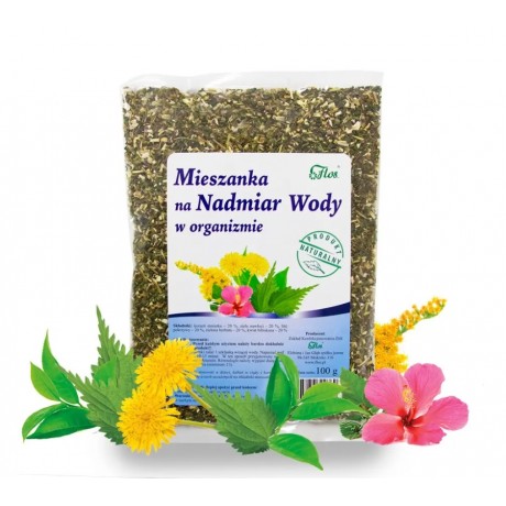 Mieszanka na nadmiar wody w organizmie 100g FLOS - Wiesiołek-Pharma