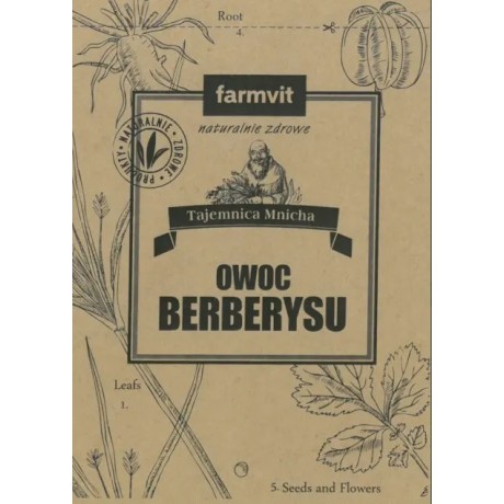 Berberys owoc 50g FARM-VIT - Wiesiołek-Pharma