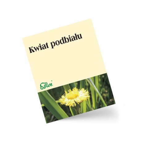 Podbiał kwiat 25g FLOS - Wiesiołek-Pharma