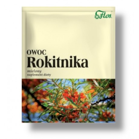 Rokitnik owoc mielony 50g FLOS - Wiesiołek-Pharma