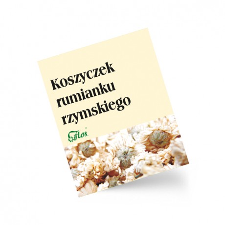 Rumianek rzymski koszyczek 25g FLOS - Wiesiołek-Pharma