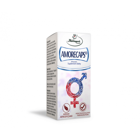 Amorecaps 30 kaps. Herbapol KRAKÓW - Wiesiołek-Pharma