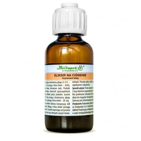 Eliksir na ciśnienie 35ml Herbapol KRAKÓW - Wiesiołek-Pharma