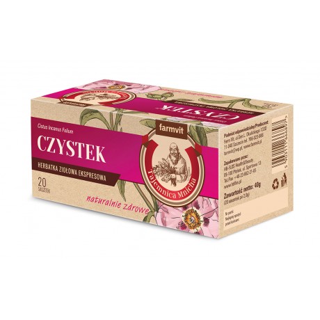 Czystek 20x2g FARM-VIT - Wiesiołek-Pharma