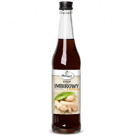 Syrop imbirowy z witaminą C 420ml Herbapol KRAKÓW - Wiesiołek-Pharma