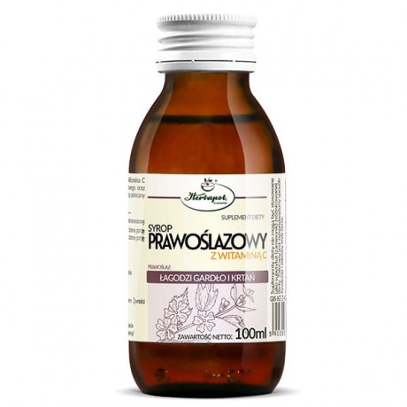 Syrop prawoślazowy z wit. C 100ml Herbapol KRAKÓW - Wiesiołek-Pharma