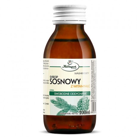 Syrop sosnowy z witaminą C 100ml Herbapol KRAKÓW - Wiesiołek-Pharma