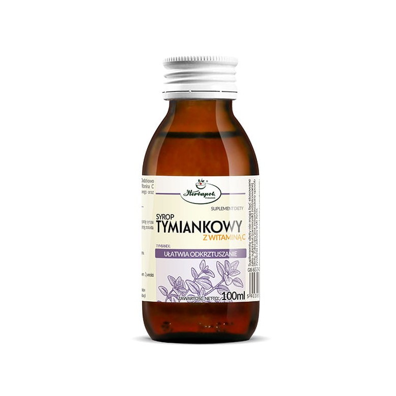 Syrop tymiankowy z wit. C 100ml Herbapol KRAKÓW - Wiesiołek-Pharma Syrop tymiankowy z wit. C 100ml Herbapol KRAKÓW - Wiesiołek-Pharma