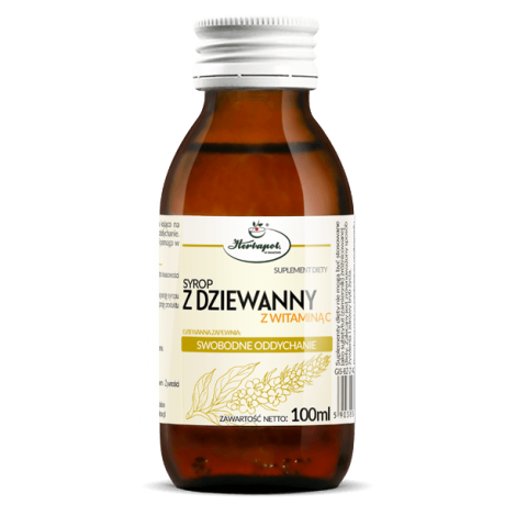 Syrop z dziewanny z wit. C 100ml Herbapol KRAKÓW - Wiesiołek-Pharma