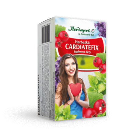 Herbatka Cardiatefix 20x2g Herbapol KRAKÓW - Wiesiołek-Pharma