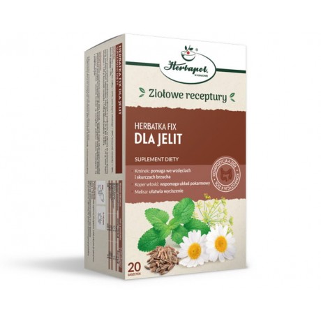 Herbatka Dla jelit 20x2g Herbapol KRAKÓW - Wiesiołek-Pharma