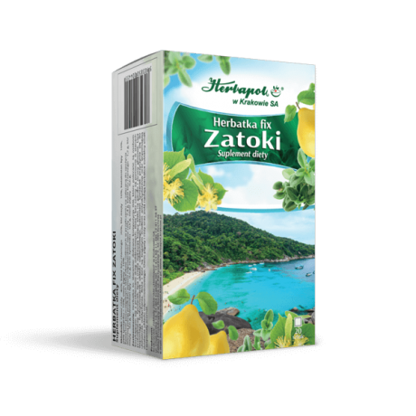 Herbatka Zatoki 20x2g Herbapol KRAKÓW - Wiesiołek-Pharma