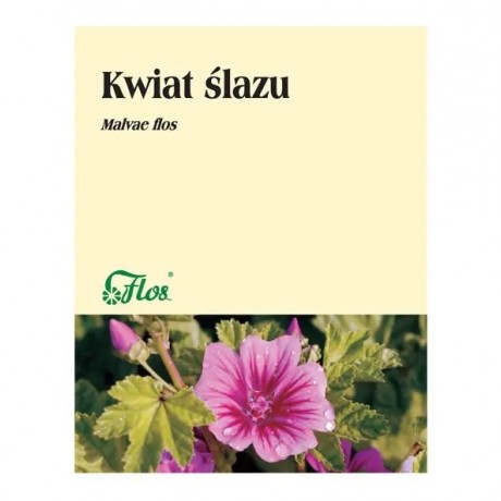 Ślaz kwiat 50g FLOS - Wiesiołek-Pharma