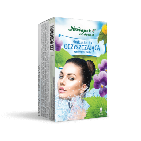 Herbatka Oczyszczająca 20x2g Herbapol KRAKÓW - Wiesiołek-Pharma