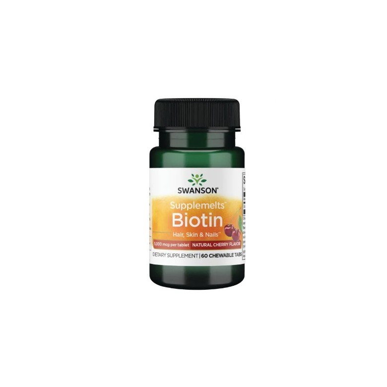 Biotin (do ssania) 60 tabl. SWANSON - Wiesiołek-Pharma Biotin (do ssania) 60 tabl. SWANSON - Wiesiołek-Pharma
