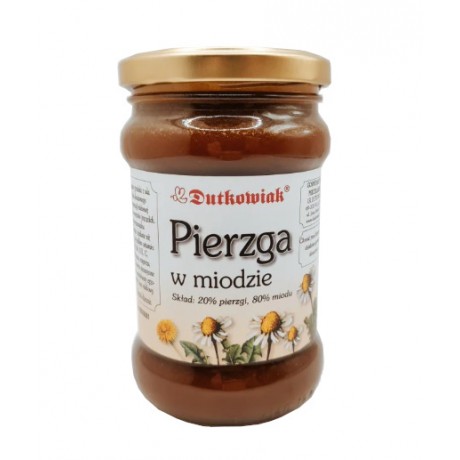Pierzga w miodzie 400g DUTKOWIAK - Wiesiołek-Pharma