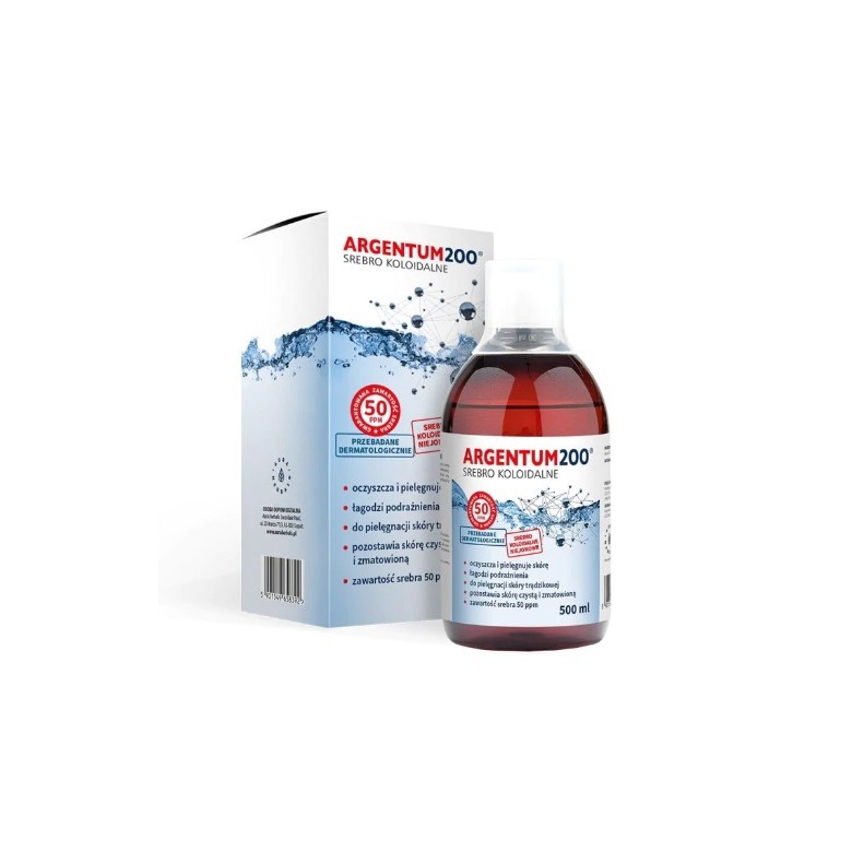 Srebro Koloidalne Tonik 50ppm 500ml AURA HERBALS - Wiesiołek-Pharma Srebro Koloidalne Tonik 50ppm 500ml AURA HERBALS - Wiesiołek-Pharma