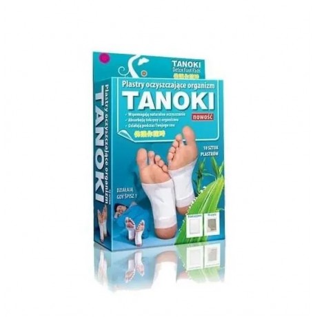 Plastry oczyszczające TANOKI 10 szt. AURA HERBALS - Wiesiołek-Pharma