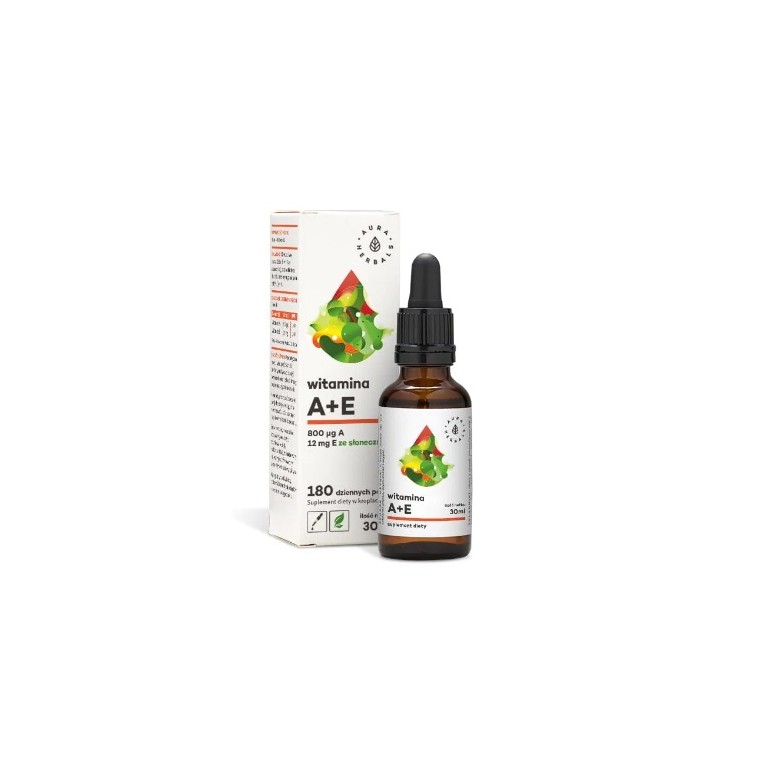 Witamina A+E 30ml AURA HERBALS - Wiesiołek-Pharma Witamina A+E 30ml AURA HERBALS - Wiesiołek-Pharma