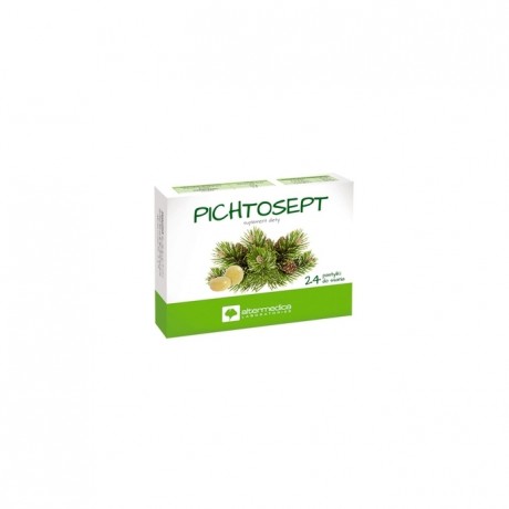 Pichtosept 24 pastylki ALTERMEDICA - Wiesiołek-Pharma
