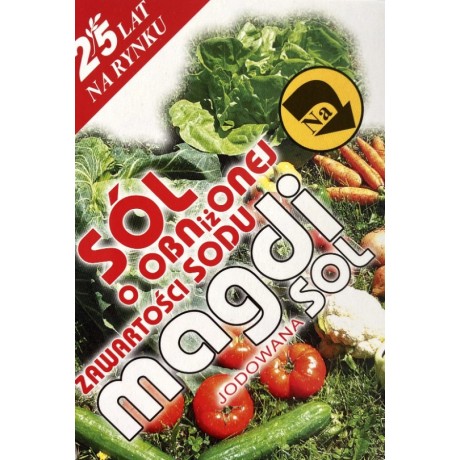 Sól niskosodowa Magdisol 500g MANAVITA - Wiesiołek-Pharma