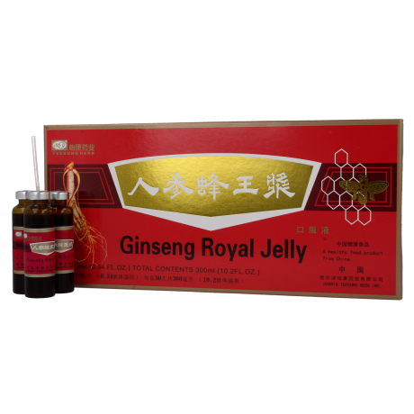 Tonik żeńsz. Ginseng Royal Jelly 10 amp. MERIDIAN - Wiesiołek-Pharma