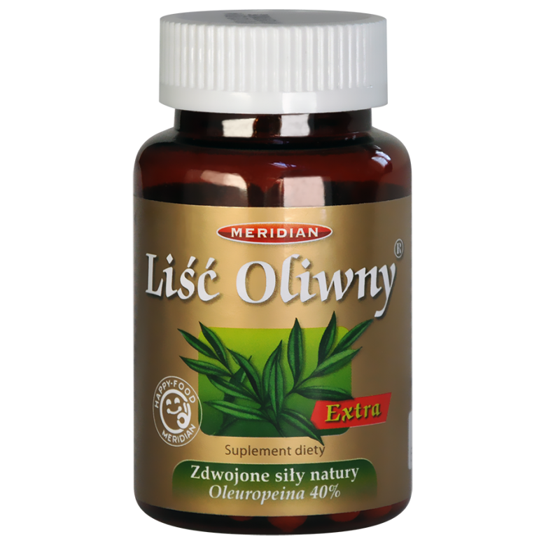 Liść oliwny EXTRA 60 kaps. MERIDIAN - Wiesiołek-Pharma Liść oliwny EXTRA 60 kaps. MERIDIAN - Wiesiołek-Pharma