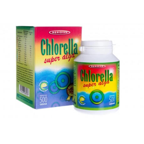 Chlorella algi prasowane MERIDIAN - Wiesiołek-Pharma